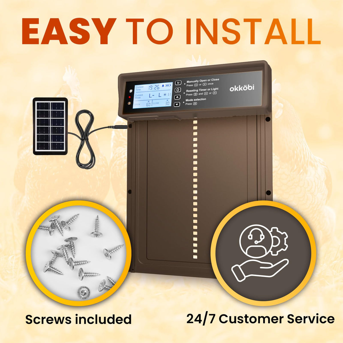 OKKÖBI quick installation you can set up in minutes