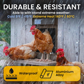 OKKÖBI universal fit for most coops under 10 lbs poultry