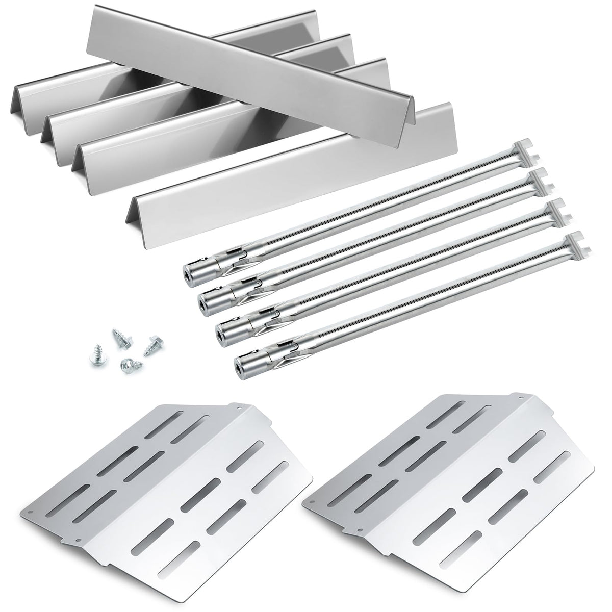 Oklagarden Genesis 330 flavorizer bars promote even heat across the grill