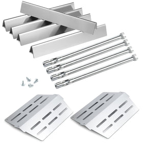 Oklagarden Genesis 330 flavorizer bars promote even heat across the grill