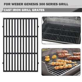 Oklagarden Genesis grill grates: durable cast iron for precise sear marks.