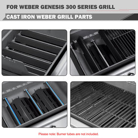 Oklagarden Genesis heat deflector: protects burners and reduces flare-ups.