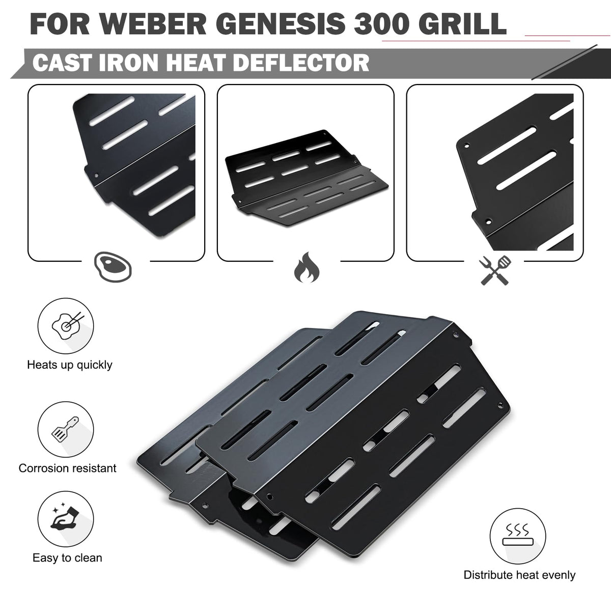 Oklagarden Genesis original-number fits: trusted compatibility with popular Weber models.