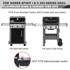 Oklagarden Spirit E-310 grill grates 2pc create sear marks and durability.