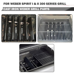 Oklagarden Spirit E-310 flavorizer bars highlight heat diffusion during cooking.
