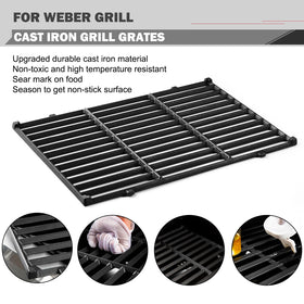 Oklagarden Spirit grates for 300-series compatibility provide dependable replacements.