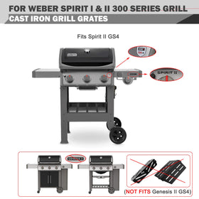 Oklagarden Spirit II GS4-compatible grates ensure reliable replacement on eligible models.