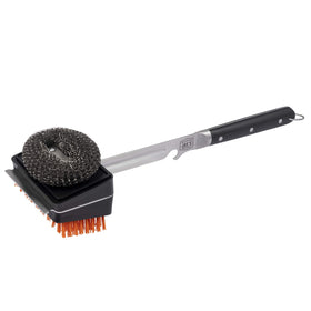Oklahoma Joe's Blacksmith brush nylon head for safe cool grate cleaning
