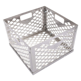 Oklahoma Joe's charcoal basket heavy-duty design for offset smokers improves fuel control