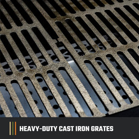 Adjustable heat tray lets you sear hot or low-and-slow cook with confidence.