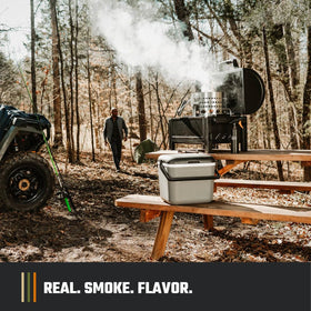Sturdy side handles enable easy transport to campsites, tailgates, or patios.