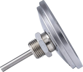 Oklahoma Joe's 13/16 inch hole fitment shown for precise installation