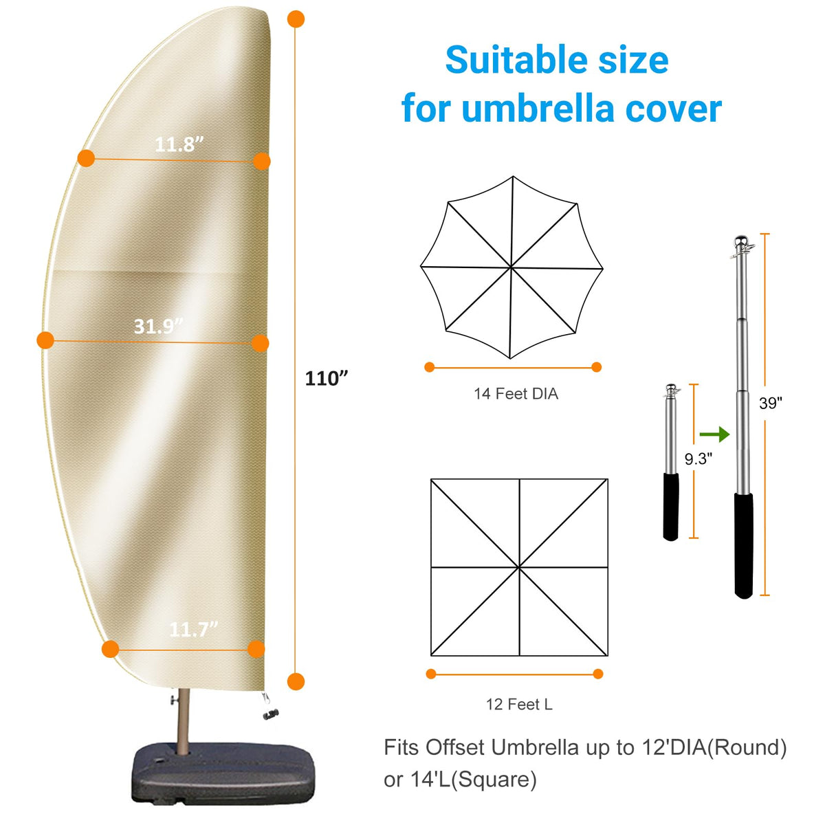 OKPOW cover easy install rod demonstrates quick one‑person setup