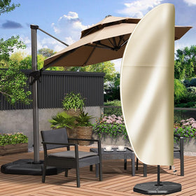 OKPOW waterproof drops repelled on umbrella cover surface