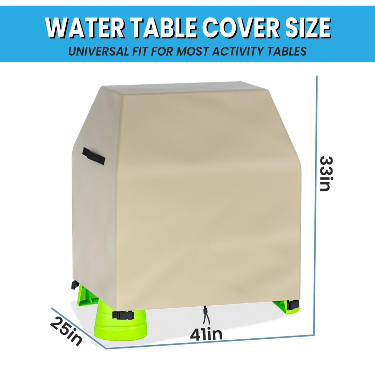 OKPOW kids cover with drawstring secure-fit to resist wind during outdoor play