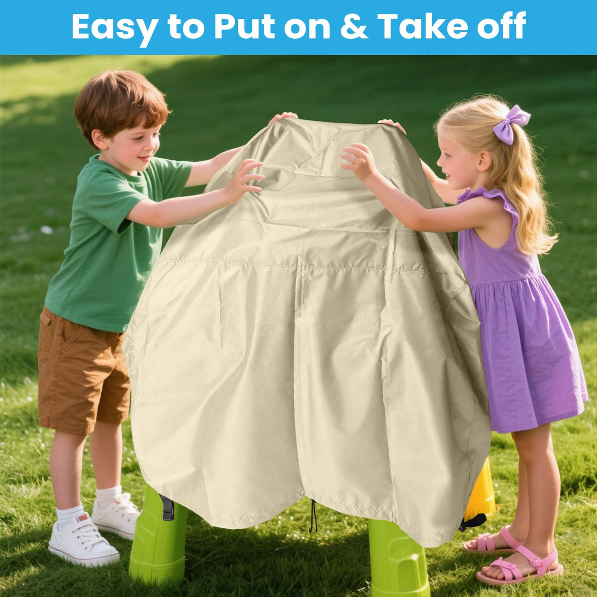 OKPOW weather-proof cover with dustproof design keeps leaves and bugs out