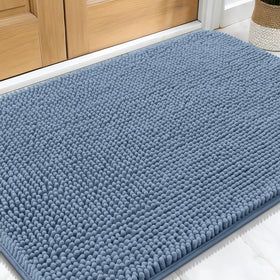 OLANLY dog door mat absorb moisture and dirt at the entry, keeping floors cleaner.