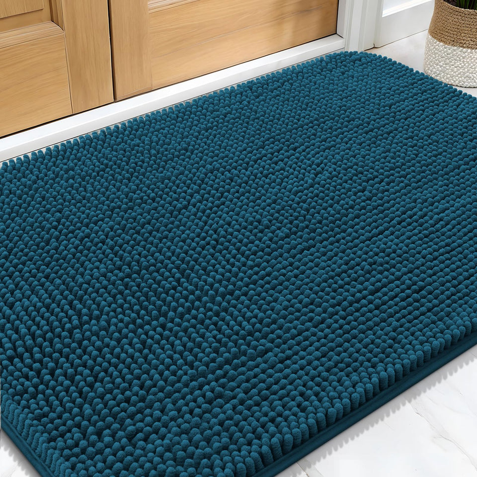 OLANLY dog door mat absorbs moisture and dirt to keep entryways clean
