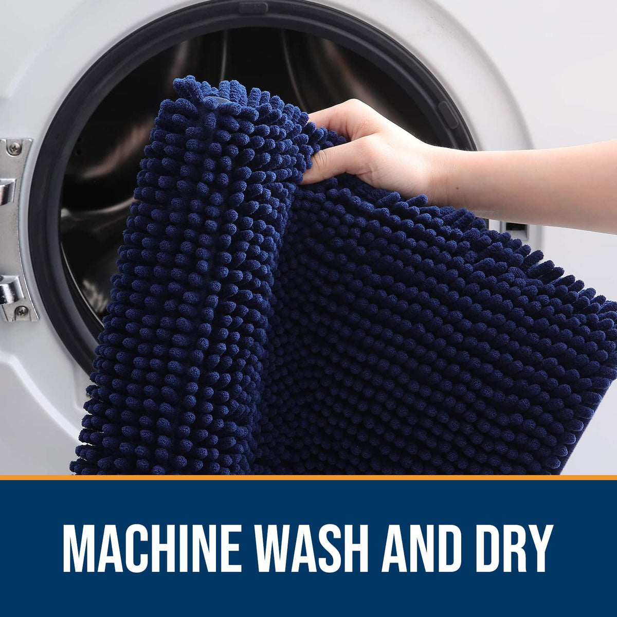 OLANLY mat is easy to clean and quick to dry