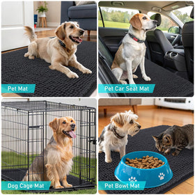 OLANLY dog door mat indoor-outdoor versatility for entryways and crates.