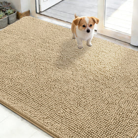 OLANLY dog door mat muddy-paws 48x30 absorbs moisture and dirt at entry