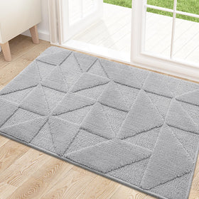 OLANLY door mat absorbs moisture, keeping entryways dry and clean