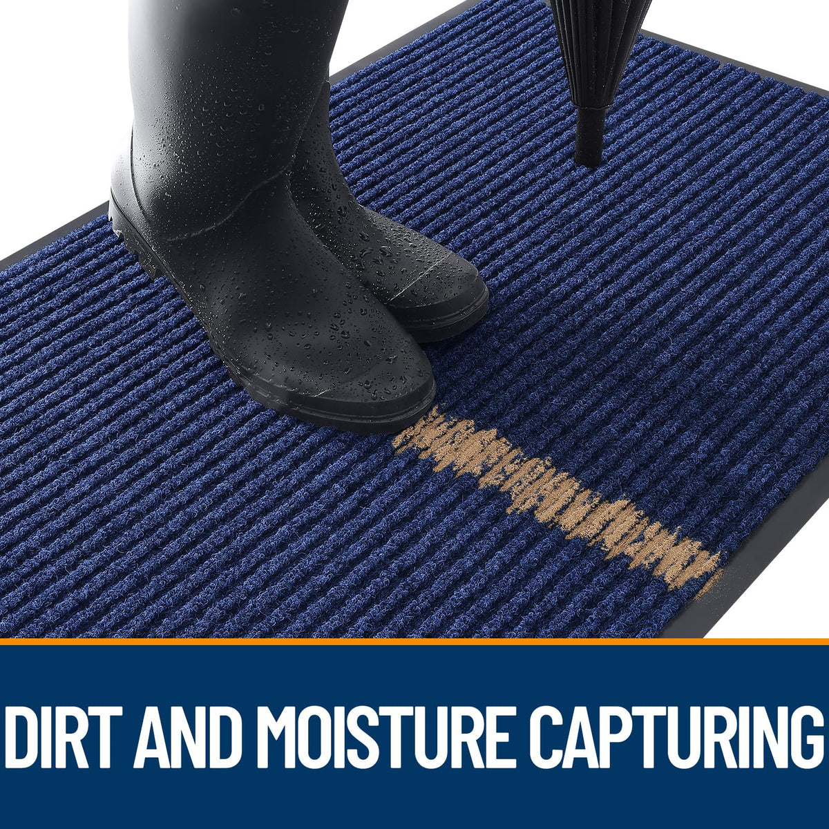 OLANLY easy-clean surface for quick vacuum, sweep, or shake.