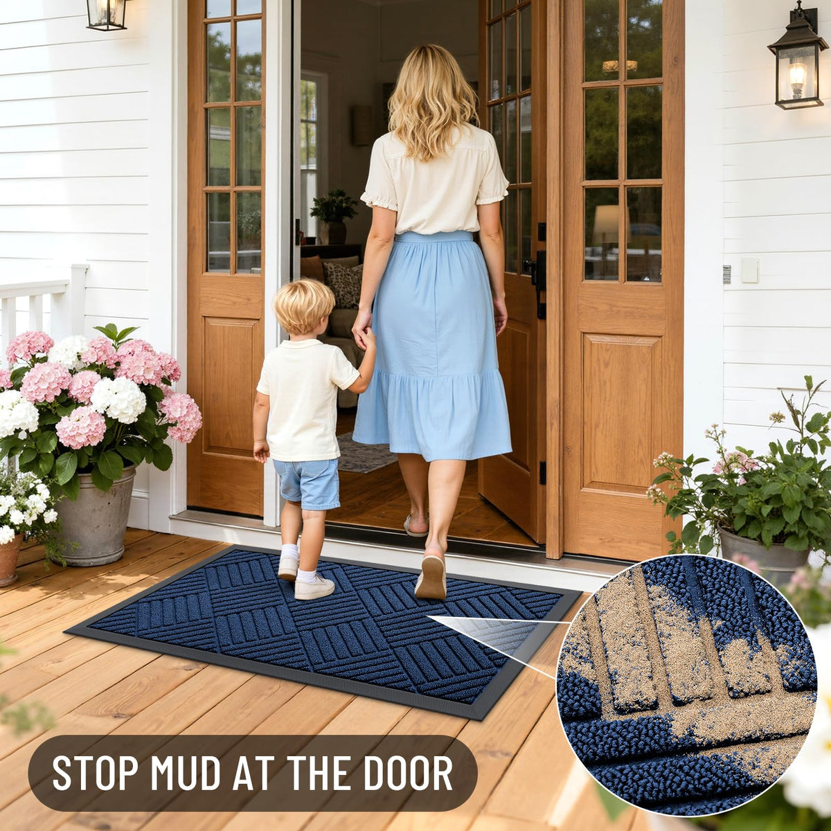 OLANLY entryway use showcases clean, stylish doorway with durability.