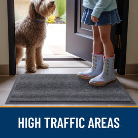 OLANLY easy-care mat is quick to shake out or wipe.
