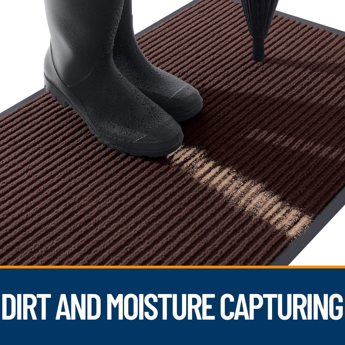 OLANLY easy-clean entrance mat simplifies maintenance and daily use.
