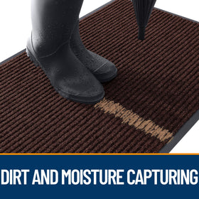 OLANLY mat is easy to clean with vacuum, sweep, or shake
