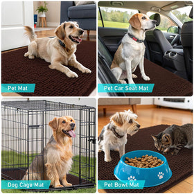 OLANLY entryway dirt-trapping mat welcomes guests with cleaner floors.