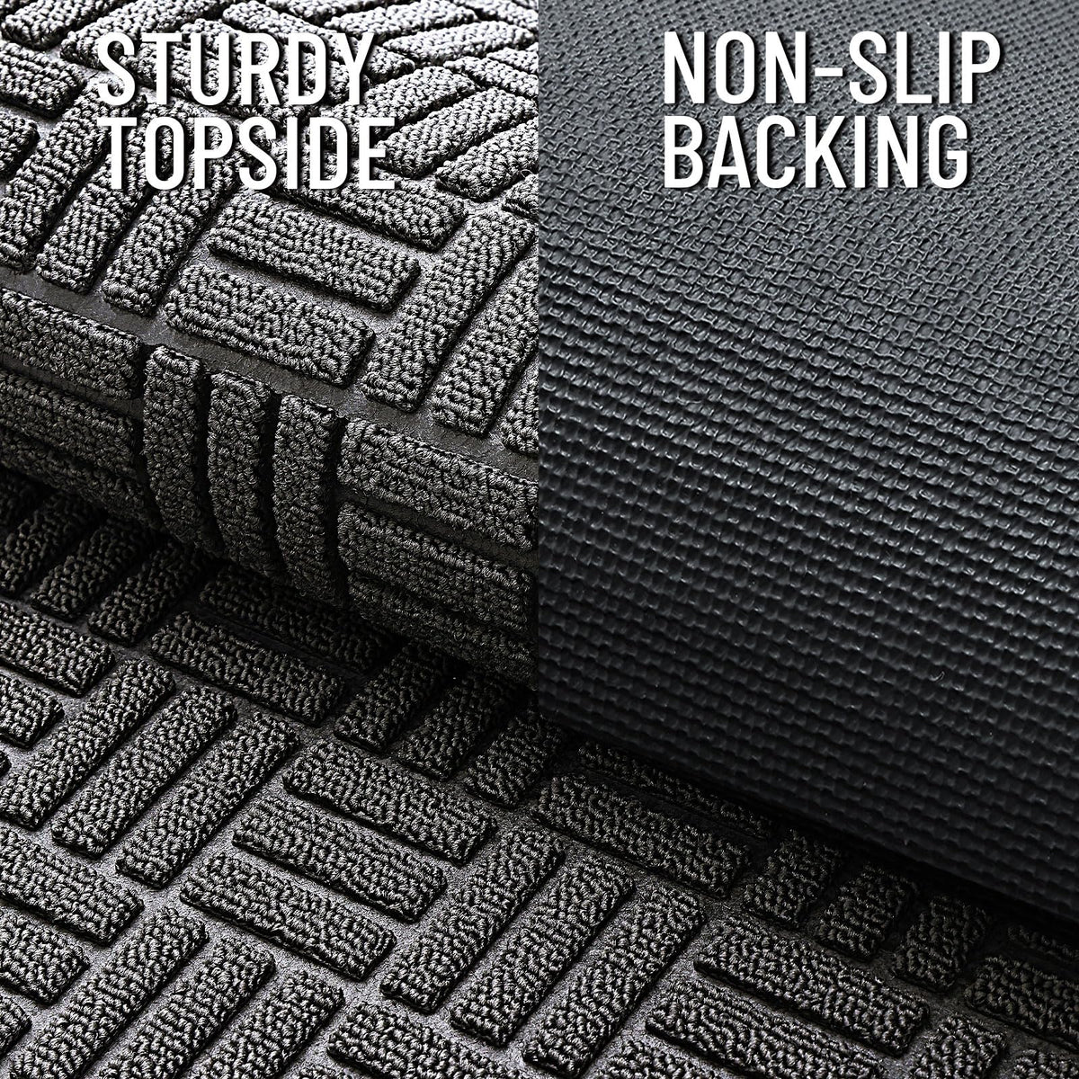 OLANLY easy-care surface—shake, vacuum, or rinse quickly.