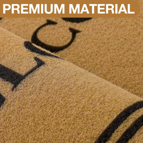 OLANLY mat easy to clean with rinse, shake, or vacuum.