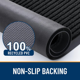 OLANLY front door mat fade-resistant color stays vibrant in sun exposure.