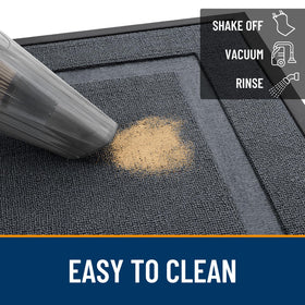 OLANLY front door mat indoor-outdoor versatility for high-traffic areas.