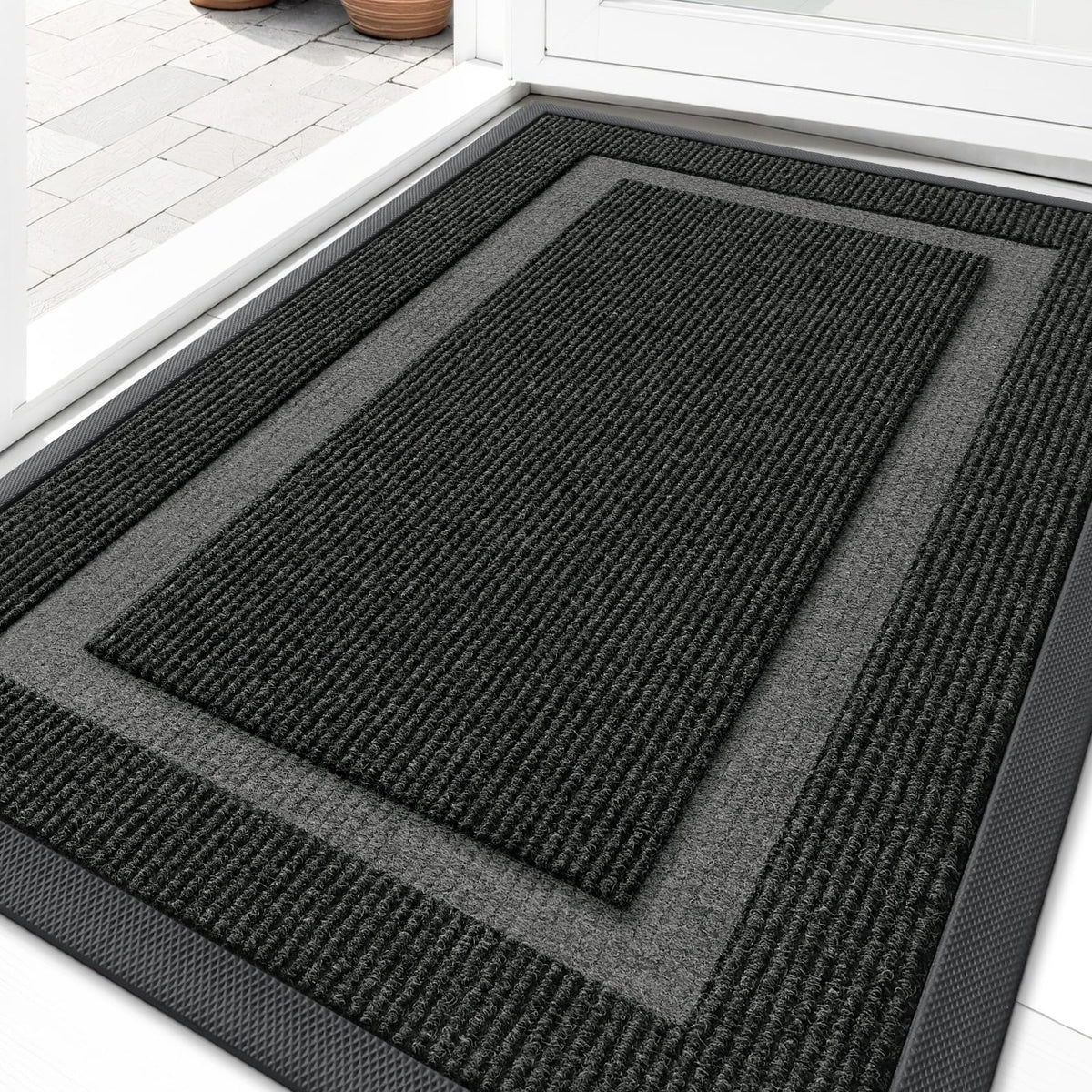 OLANLY Front Door Mat Waterproof – keeps entryway dry for indoor and outdoor use.