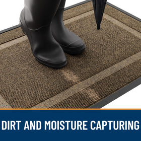 OLANLY mat is weatherproof for all-season outdoor and indoor use