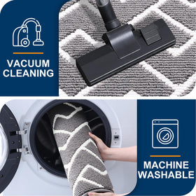 OLANLY indoor mat is washable for easy maintenance and quick refresh.