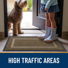 OLANLY Entrance mat ideal for porches and entryways, versatile use