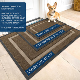 OLANLY Mat withstands weather and fading for long outdoor and indoor use