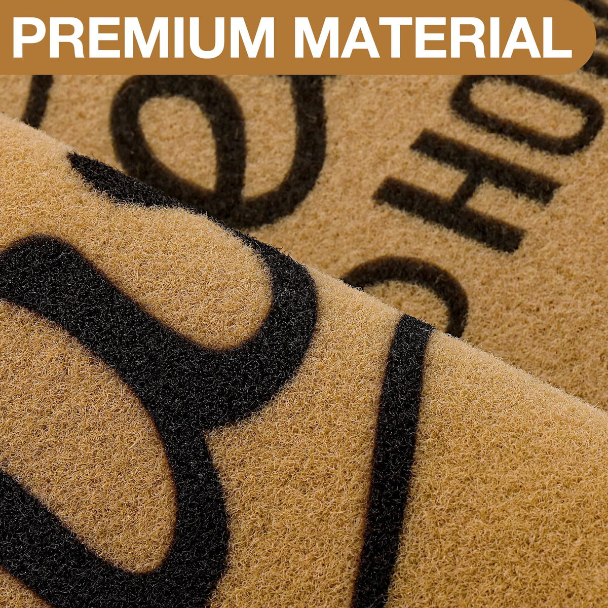OLANLY non-slip backing keeps the mat stable on floors.