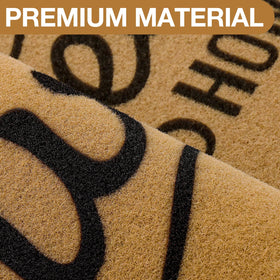 OLANLY non-slip backing keeps the mat stable on floors.