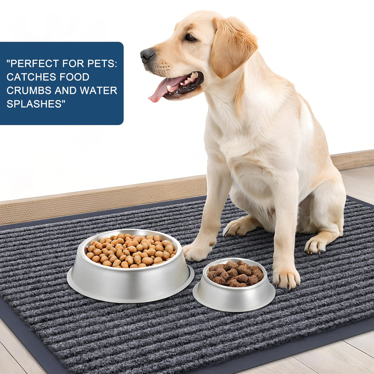OLANLY porch mat protects floors from moisture and dust