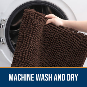 OLANLY washable doormat for easy cleaning and quick dry.