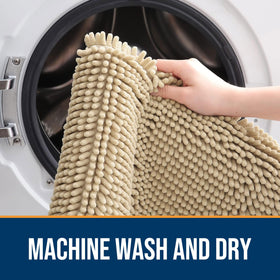 OLANLY washable dog mat is easy to clean and quick to dry.