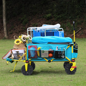 Old Bahama Bay tailgate design enables bulky item transport.