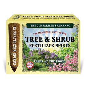 The Old Farmer's Almanac TruSpike hammer-in spike feeding roots.