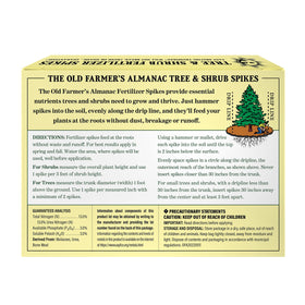 Spikes release nutrients with no waste or runoff into soil.