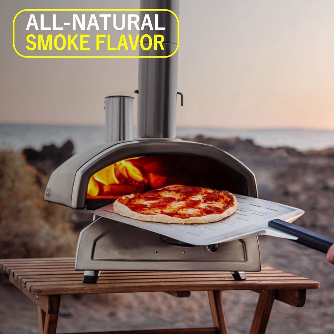 Old Potters kiln-dried hickory logs for bold smoky flavor